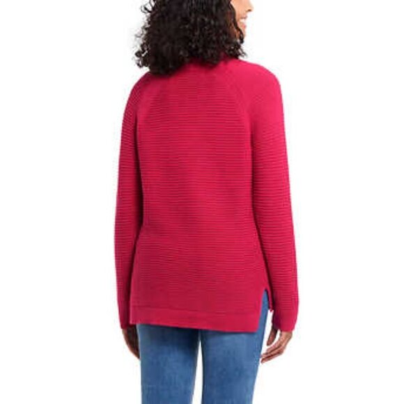 NEW Kenneth Cole Cowl Neck Tunic | Red/Fushia - Picture 4 of 7
